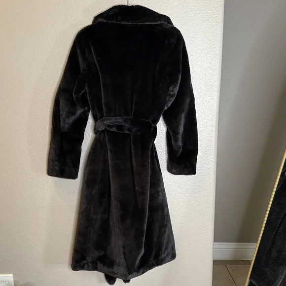 Express long faux fur warm classy elegant coat. New without tags